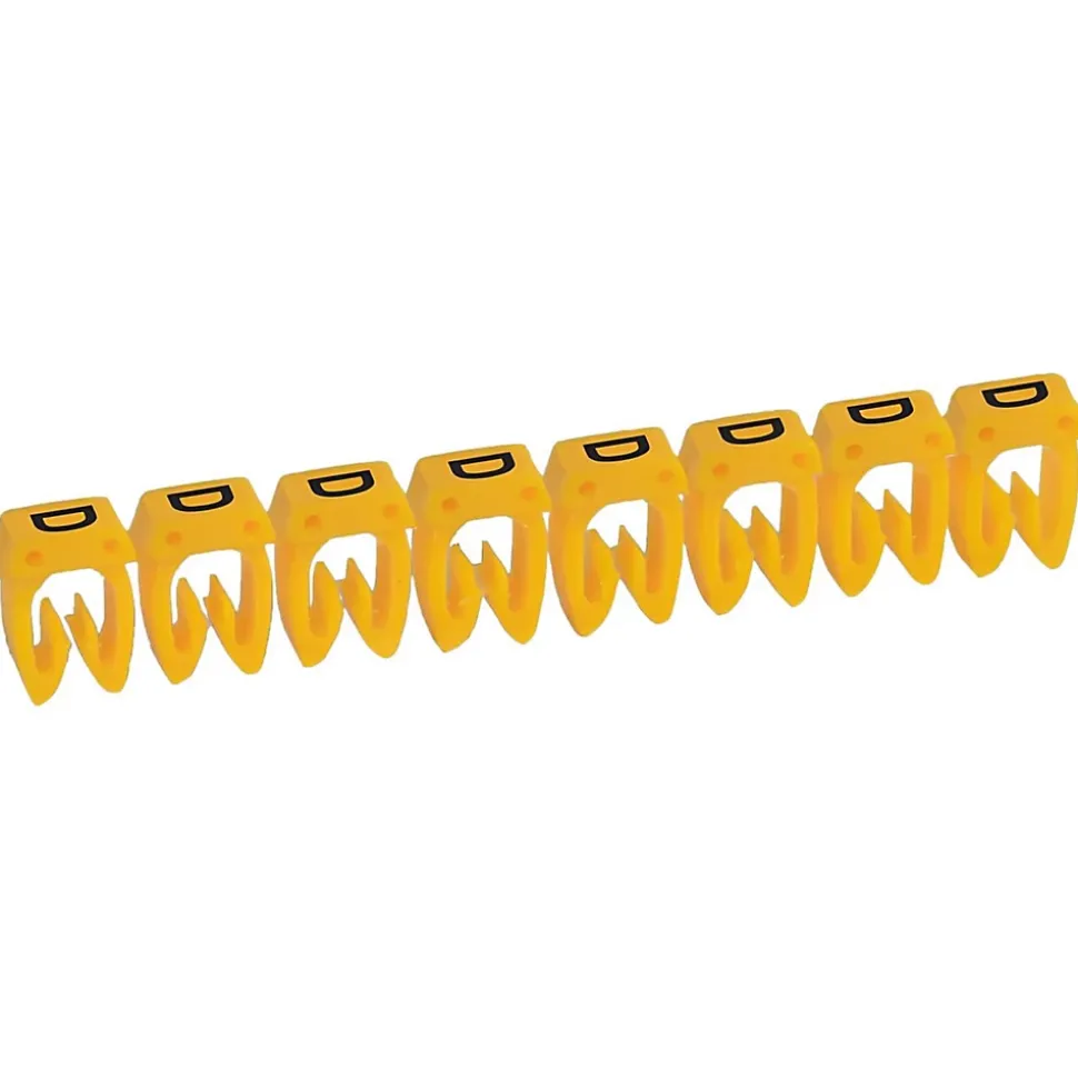 038303 Legrand - Boite De 300 Repères Cab 3 Pour Fils 0,5mm² à 1,5mm² - Marquage Lettre D