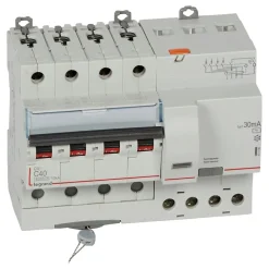 411190 Legrand Disjoncteur Différentiel Tétrapolaire 40a - 30ma - Type Ac - Dx36000 - 10ka - 4p