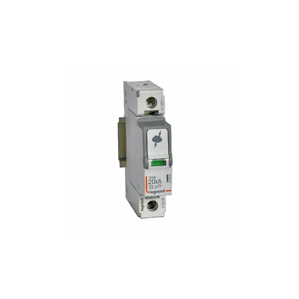 412220 Legrand - Parafoudre Unipolaire De Type 2 Autoprotégé - 20 Ka - Report De Signalisation