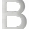 Lettre B inox H.76mm adhésif - THIRARD
