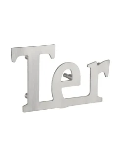 Lettre Ter à visser, inox, H.80mm - THIRARD