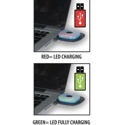 LIGHTHOUSE : Bonnet avec frontale LED rechargeable. Jaune fluo