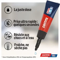Liquide dose Loctite SG-3P 1g 3 pièces