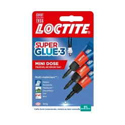 Liquide dose Loctite SG-3P 1g 3 pièces