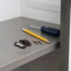 Loqueteau de meuble aimanté vendu par 2 Diall coloris marron entraxe 45 mm