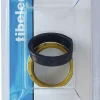 Lot 3 bagues de fixation pour abat-jour pour douille E14 Tibelec blanc noir or Ø35mm