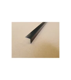 Lot 5 Cornières d'angle RAL 9005 Sat Noir - épaisseur 1mm - Long 150 cm (4 cm x 4,5 cm )