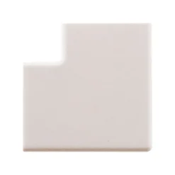 Lot de 4 angles plats 20 x 10mm - Blanc - Zenitech
