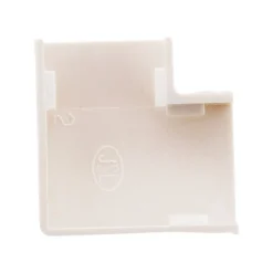Lot de 4 angles plats 20 x 10mm - Blanc - Zenitech
