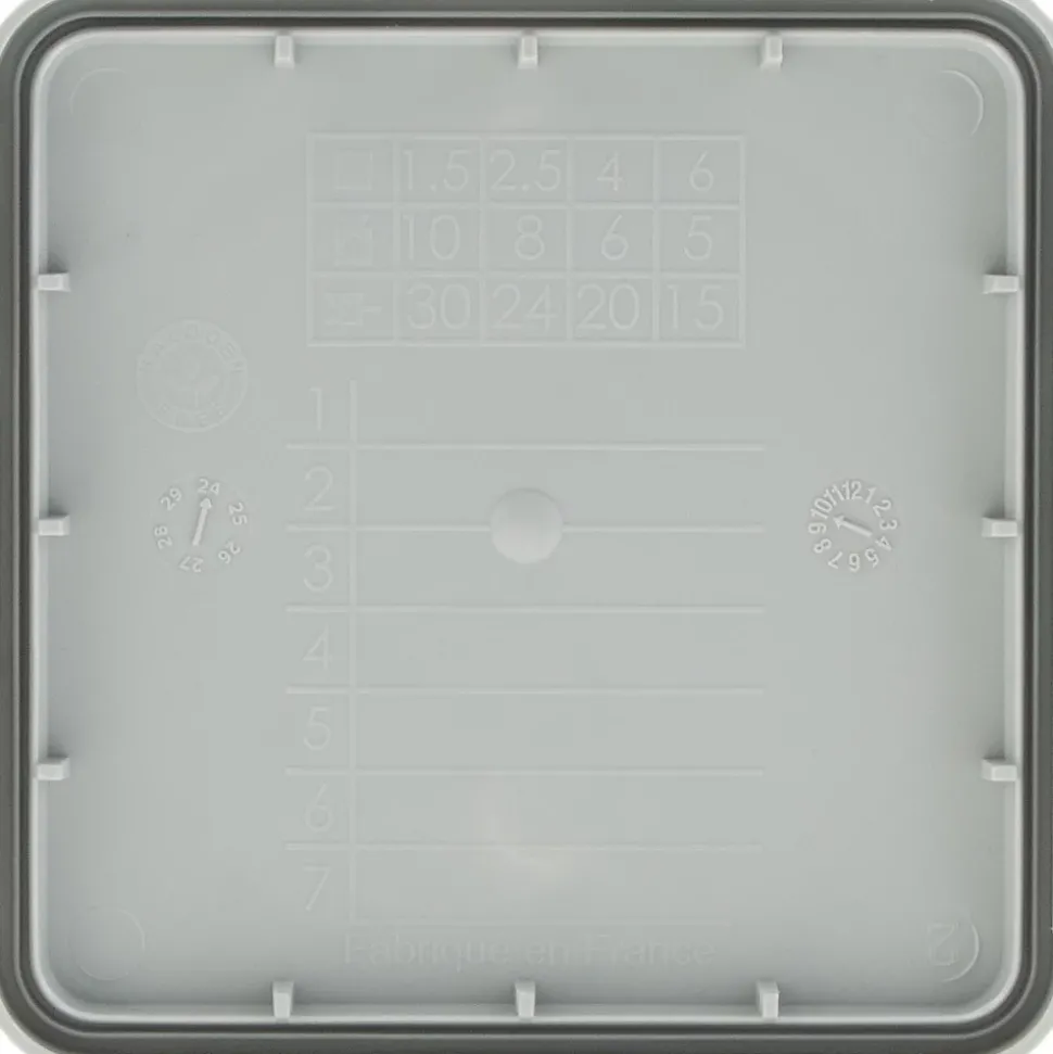 Lot de 3 boîtes étanches IP55 No Airbox 80x42mm - Protec