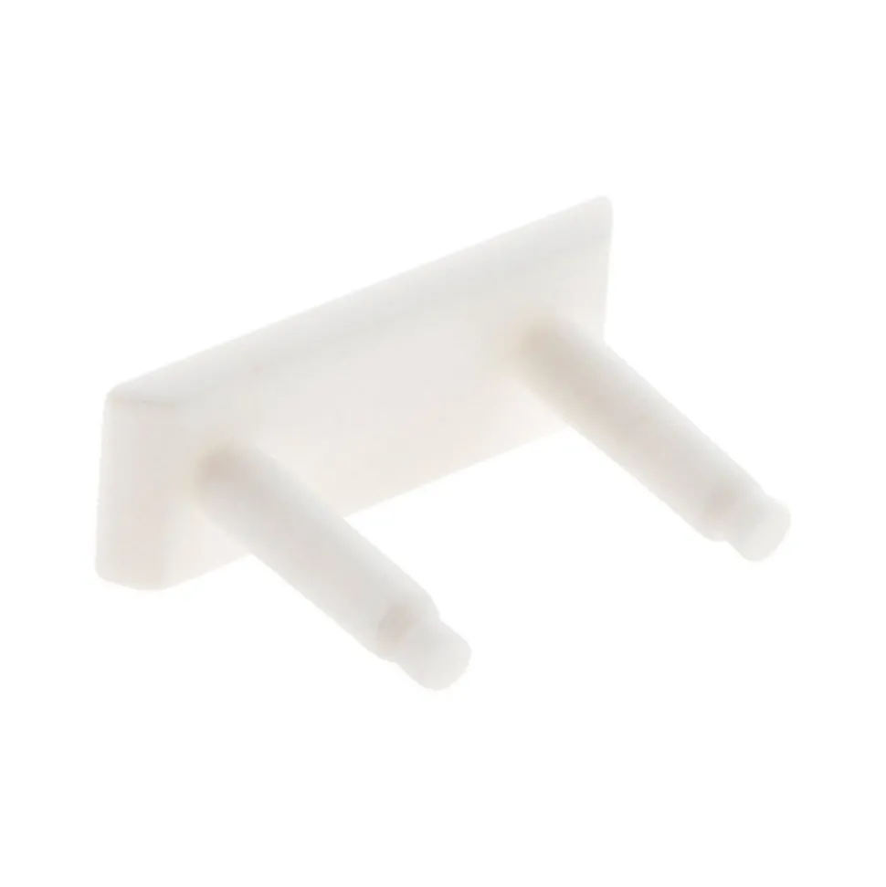 Lot de 6 caches prises 2P/2P+T 6A ou 16A - Blanc - Zenitech