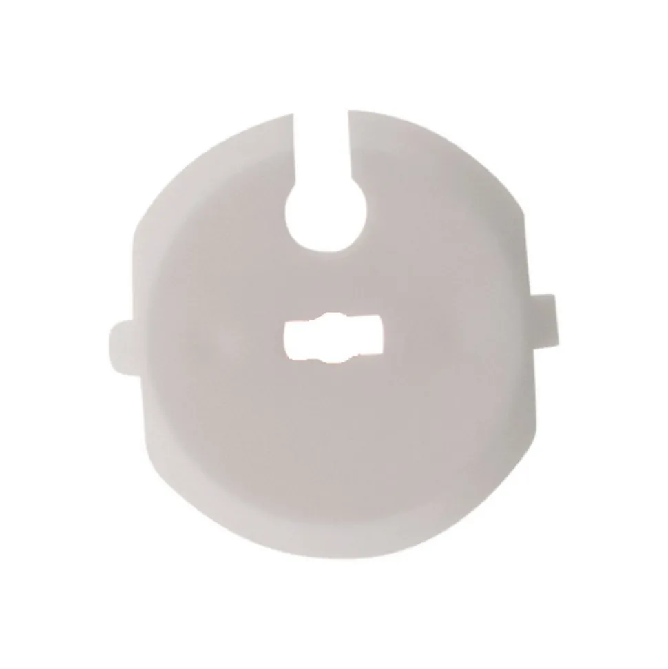 Lot de 3 caches prises 2 P+T + clef - Blanc - Zenitech
