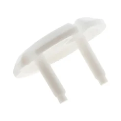 Lot de 3 caches prises 2 P+T + clef - Blanc - Zenitech