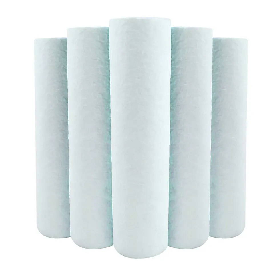 Lot de 5 Cartouches Filtrante Anti Sédiments Microfibre 9 pouces 3/4 - 5 microns Fabriquées en France