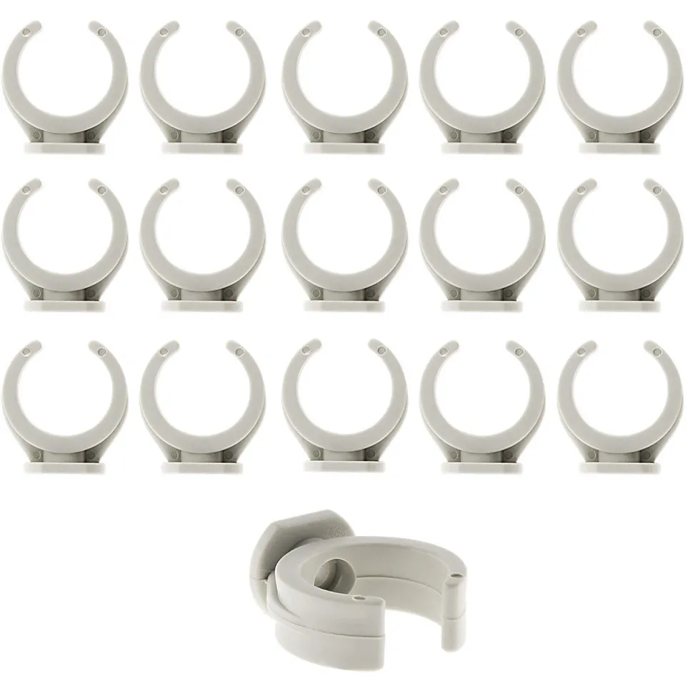 Lot de 150 clips diamètre 25mm sans chevilles - Zenitech