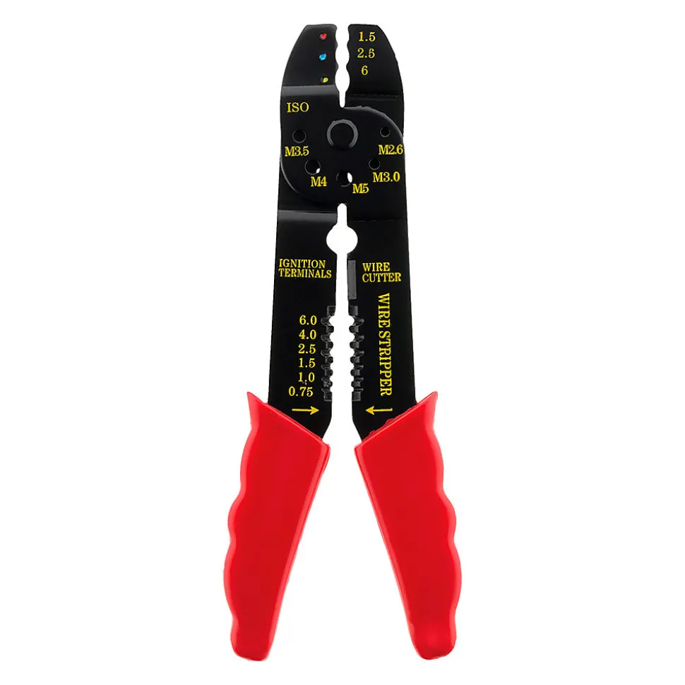Lot de 50 cosses assorties + pince à sertir - Zenitech