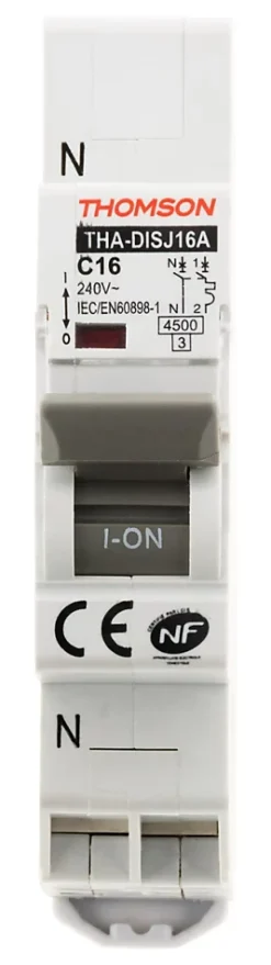 Lot de 6 disjoncteurs PH+N 16A NF Thomson