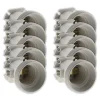 Lot de 200 douilles de chantier E27 - Blanc - Zenitech