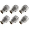 Lot de 10 douilles orientables E27 - Blanc - Zenitech