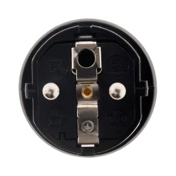 Lot de 5 fiches caoutchouc mâles 16A 2P+T - Zenitech