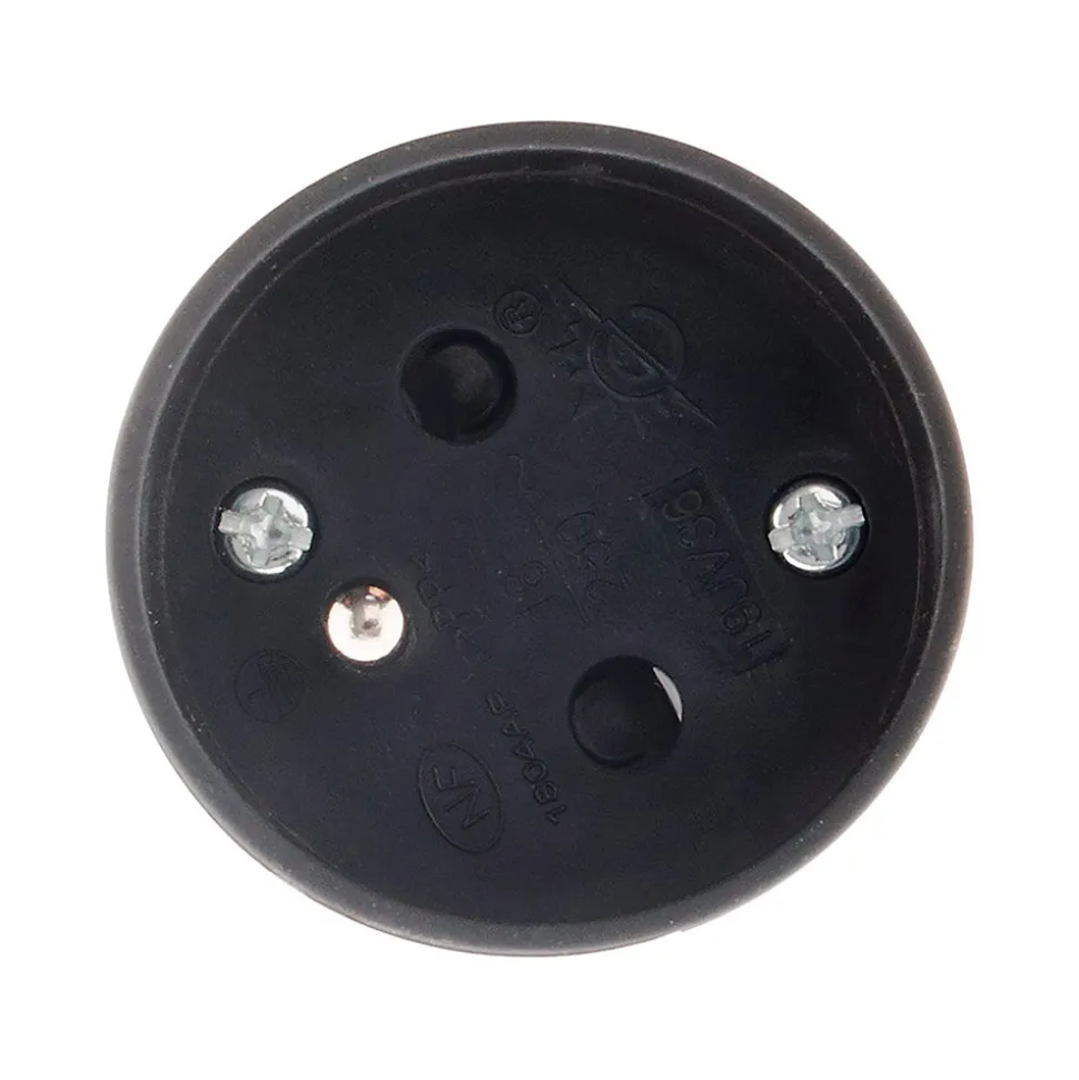 Lot de 10 fiches femelles 16A 2P+T - Noir - Zenitech