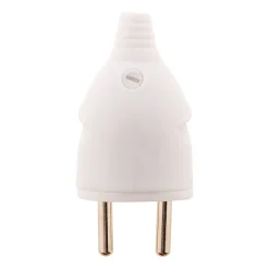 Lot de 10 fiches mâles 16A 2P+T - Blanc - Zenitech