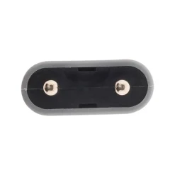 Lot de 10 fiches mâles 2P 6A - Gris - Zenitech