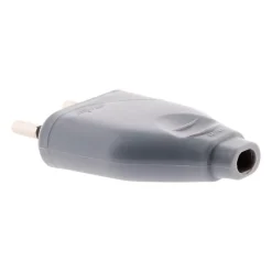 Lot de 10 fiches mâles 2P 6A - Gris - Zenitech