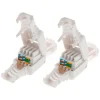 Lot de 10 fiches RJ45 CAT 6 sans outil - Zenitech