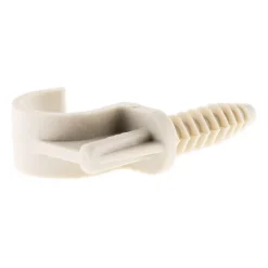 Lot de 10 fixe tubes diamètre 20mm - Gris - Zenitech