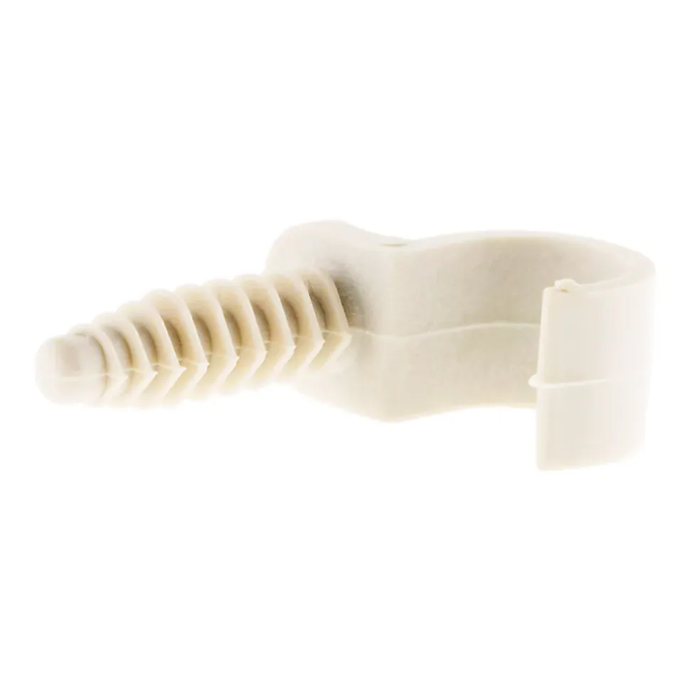 Lot de 10 fixe tubes diamètre 20mm - Gris - Zenitech