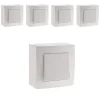 Lot de 5 interrupteurs va et vient Presto - Zenitech