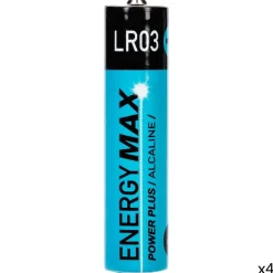 Lot de 4 piles Power Plus LR03 avec - Bleu foncé- 5five