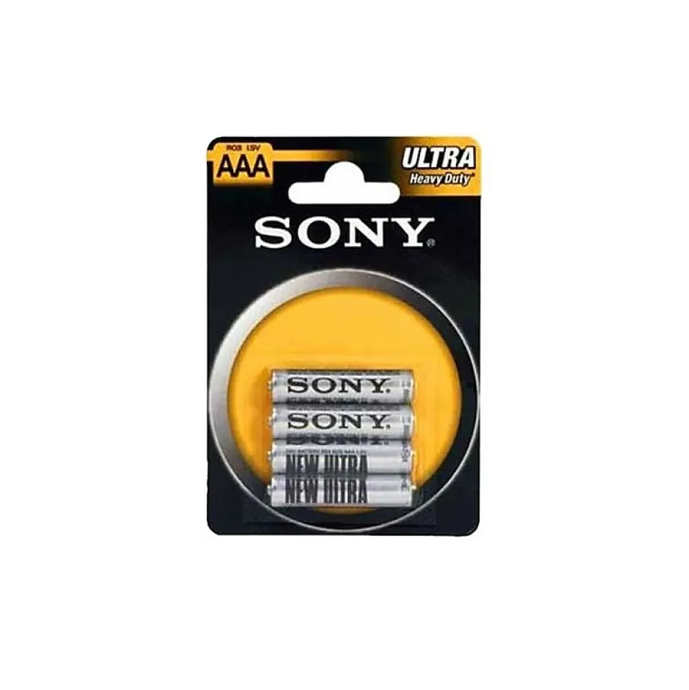 Lot de 4 piles 1.5v,lr03, aaa sony