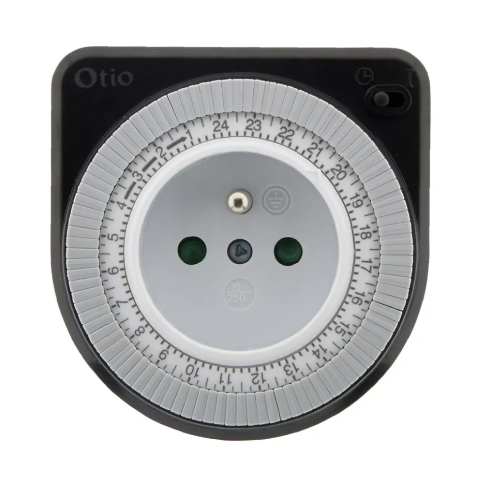 Lot de 2 programmateurs mécaniques - Noir - Otio