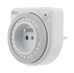 Lot de 2 programmateurs mécaniques - Blanc - Otio