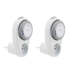 Lot de 2 programmateurs quotidiens T-10 - Blanc - Otio