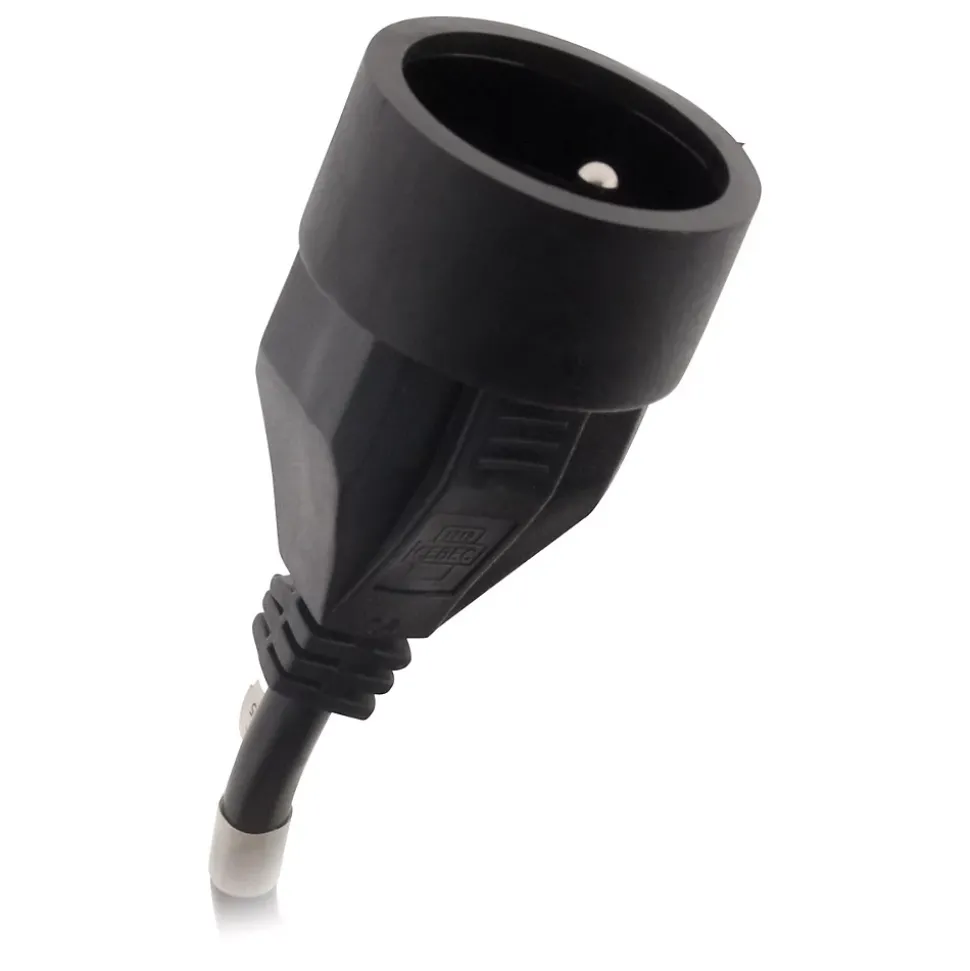 Lot de 3 prolongateurs 16A HO5VV-F 3G1,5mm² - Noir 3m - Zenitech