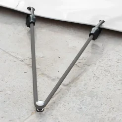 Lot de 10 tendeurs sandows sécurisés et normés - Gris - Linxor
