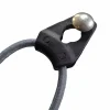 Lot de 10 tendeurs sandows sécurisés et normés avec passant piton - Gris - Linxor