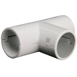Lot de 10 Tés pour tube IRL diamètre 16mm - Gris - Zenitech