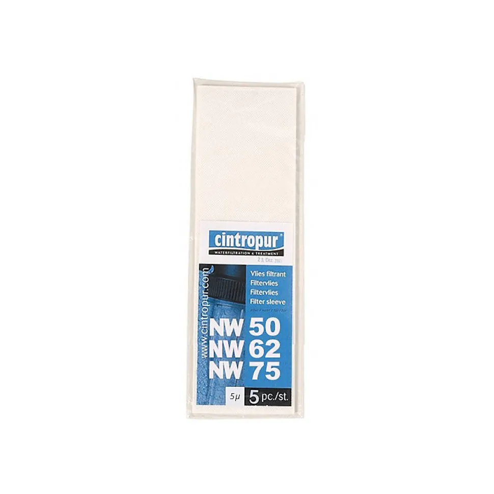Lot 5 Tamis filtrants 131/50-62-75 5 microns CINTROPUR