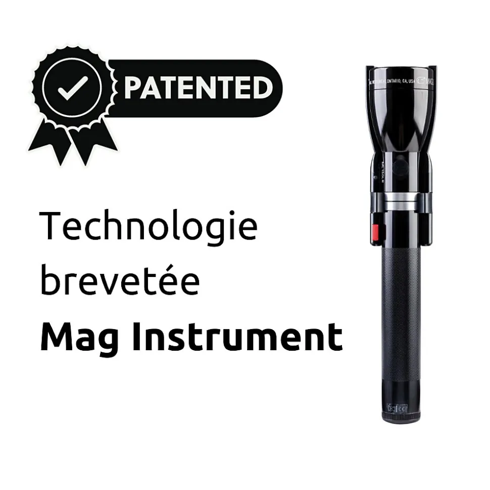 Maglite ML150LR Lampe torche LED rechargeable avec batterie Lithium - Noir