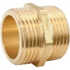 Mamelon laiton double Mâle 26/34 (1"), lot de 2