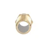 Mamelon long double mâle 40mm 15/21 laiton - GARIS - D04103B