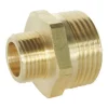 Mamelon réduit laiton Mâle 20/27 (3/4") - Mâle 12/17 (3/8"), lot de 2