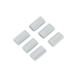Manchon à sertir vendu par 2 Diall en aluminium pour câble Ø.2 mm