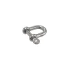 Manille Droite Forgée axe imperdable Inox A4 Diamètre 6 - 5 pièces
