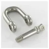 Manille Droite Forgée Inox A4 Diamètre 4 - 1 pièce