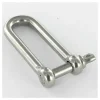 Manille Droite Longue Forgée Inox A4 Diamètre 4 - 1 pièce
